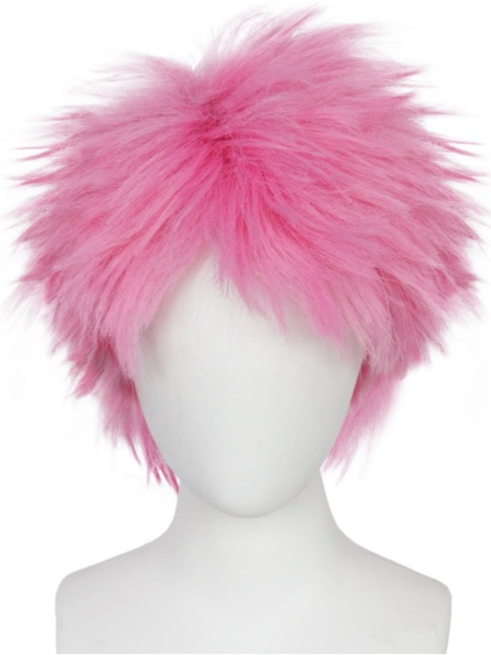 NWT Cherry Blossom Short Messy Fluffy Spiky Cosplay Costume Anime Wig